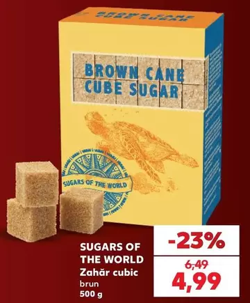 BROWN CANE CUBE SUGAR