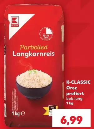 Parboiled Langkornreis