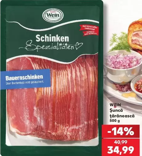 Schinken Spezialitäten Bauernschinken
