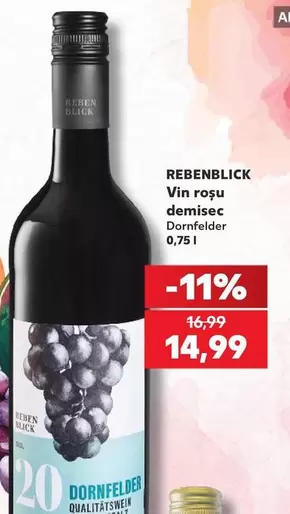 Vin roșu demisec Dornfelder