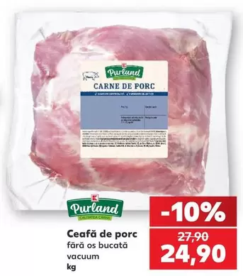 Ceafă de porc fără os bucată