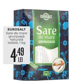 Sare de mare grunjoasa iodata