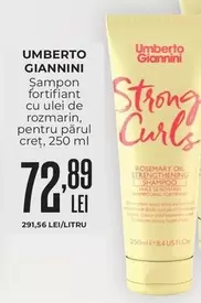 Sampon fortifiant cu ulei de rozmarin, pentru părul creț