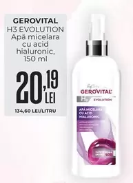 Gerovital - Apă micelară cu acid hialuronic