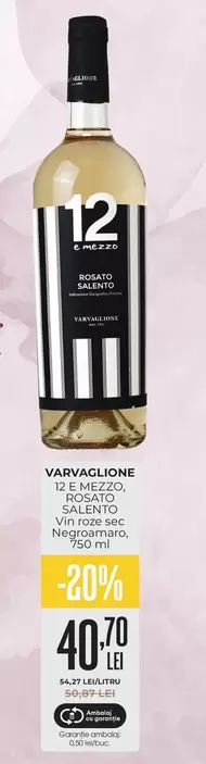 VARVAGLIONE 12 E MEZZO ROSATO SALENTO