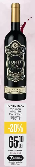 VIn rosu Alicante Bouschet Reserva