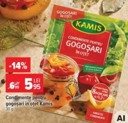 Condimente pentru gogosari in otet