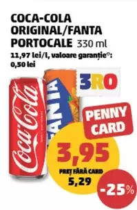Coca Cola - ORIGINAL/FANTA PORTOCALE