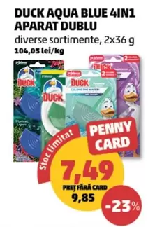 DUCK AQUA BLUE 4IN1 APARAT DUBLU