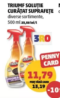 TRIUMF SOLUȚIE CURĂȚAT SUPRAFEȚE