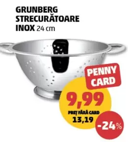 STRECUTĂTOARE INOX 24 cm