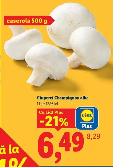Ciuperci Champignon albe