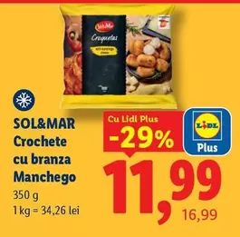 Crochete cu branza Manchego