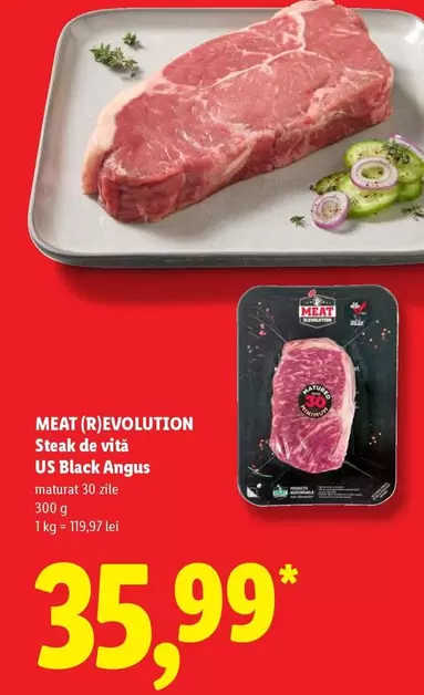 US Black Angus Steak de vită