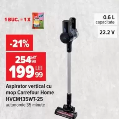 Vertical - Aspirator vertical cu mop HVCM135WT-25