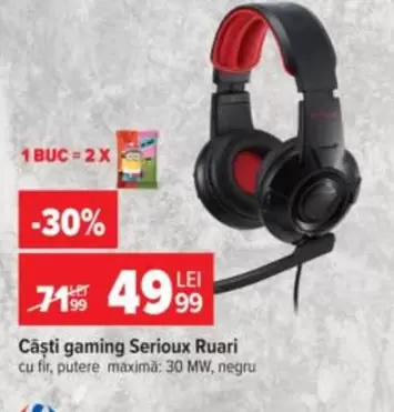 Căști gaming Seriox Ruari
