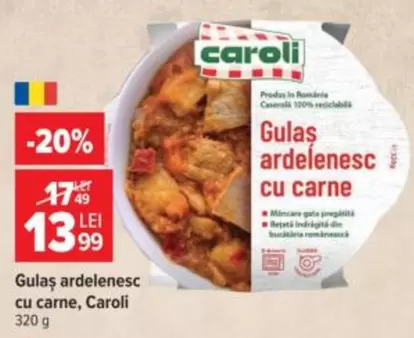 Gulaș ardelenesc cu carne
