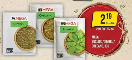 MEGA BUSUIOC/CIMBRU/OREGANO, 10G
