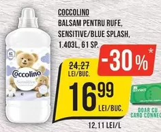 Coccolino - BALSAM PENTRU RUFE, SENSITIVE/BLUE SPLASH