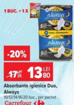 Always - Absorbante igienice Duo