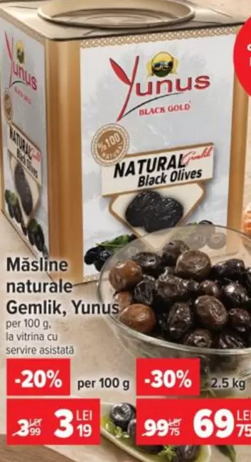 Măsline naturale Gemlik
