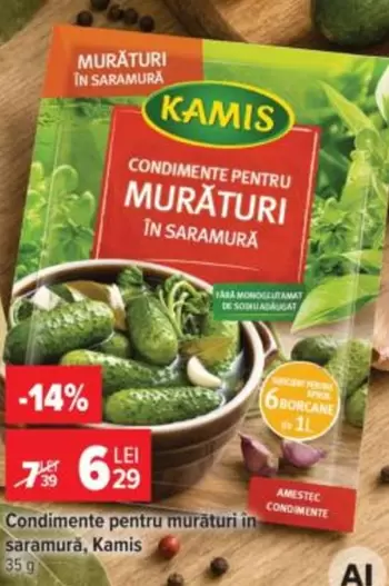 Condimente pentru murături în saramură