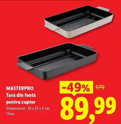 Tavă din fontă pentru cuptor