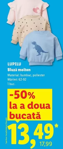Bluză molton