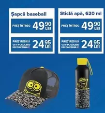 Șapcă baseball, Sticlă apă, 620 ml