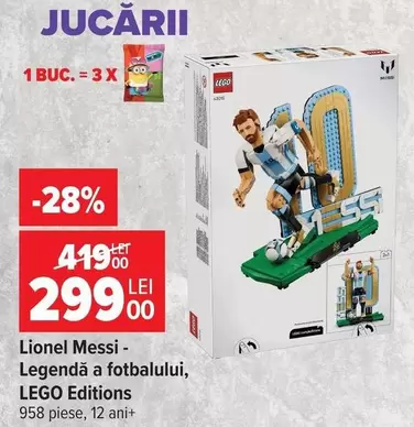 Lego - Lionel Messi - Legendă a fotbalului, LEGO Editions