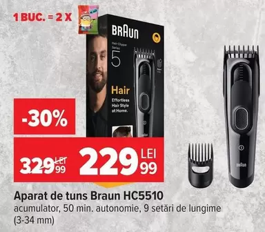 Aparat de tuns Braun HC5510