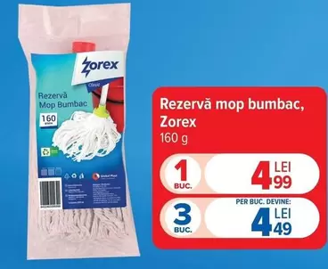 Rezervă mop bumbac