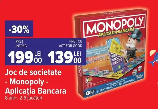 Monopoly - Joc de societate - Aplicatia Bancara