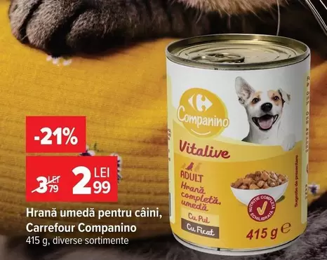 Hrană umedă pentru câini