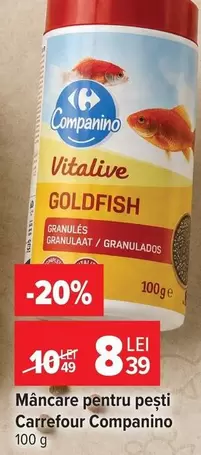 Mâncare pentru pești Goldfish