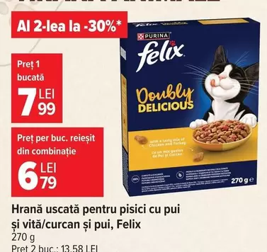 Purina - Hrană uscată pentru pisici cu pui și vită/curcan și pui