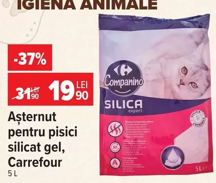Așternut pentru pisici silicat gel