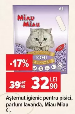 Lavanda - Așternut igienic pentru pisici, parfum lavandă