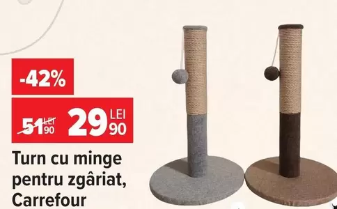 Turn cu minge pentru zgâriat