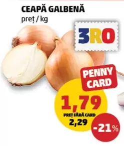 CEAPĂ GALBENĂ