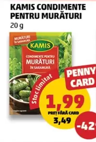 CONDIMENTE PENTRU MURĂTURI
