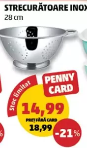 STRECURĂTOARE INOX