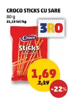 CROCO STICKS CU SARE
