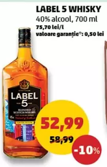LABEL 5 WHISKY