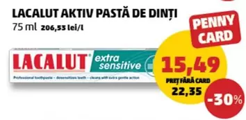 LACALUT AKTIV PASTĂ DE DINȚI