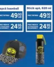 Șapcă baseball, Sticlă apă, 620 ml