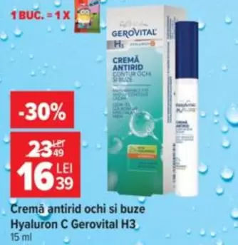 Gerovital - Cremă antirid ochi si buze