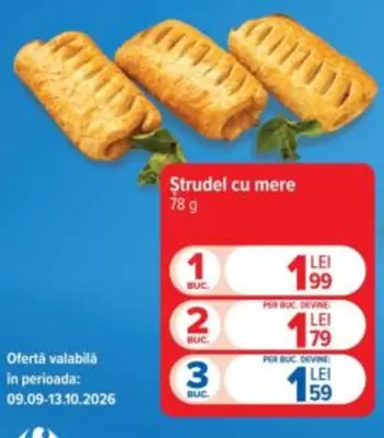 Strudel cu mere