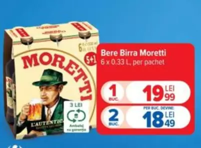 Birra Moretti - Bere