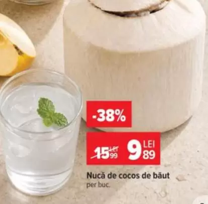 Nucă de cocos de băut
